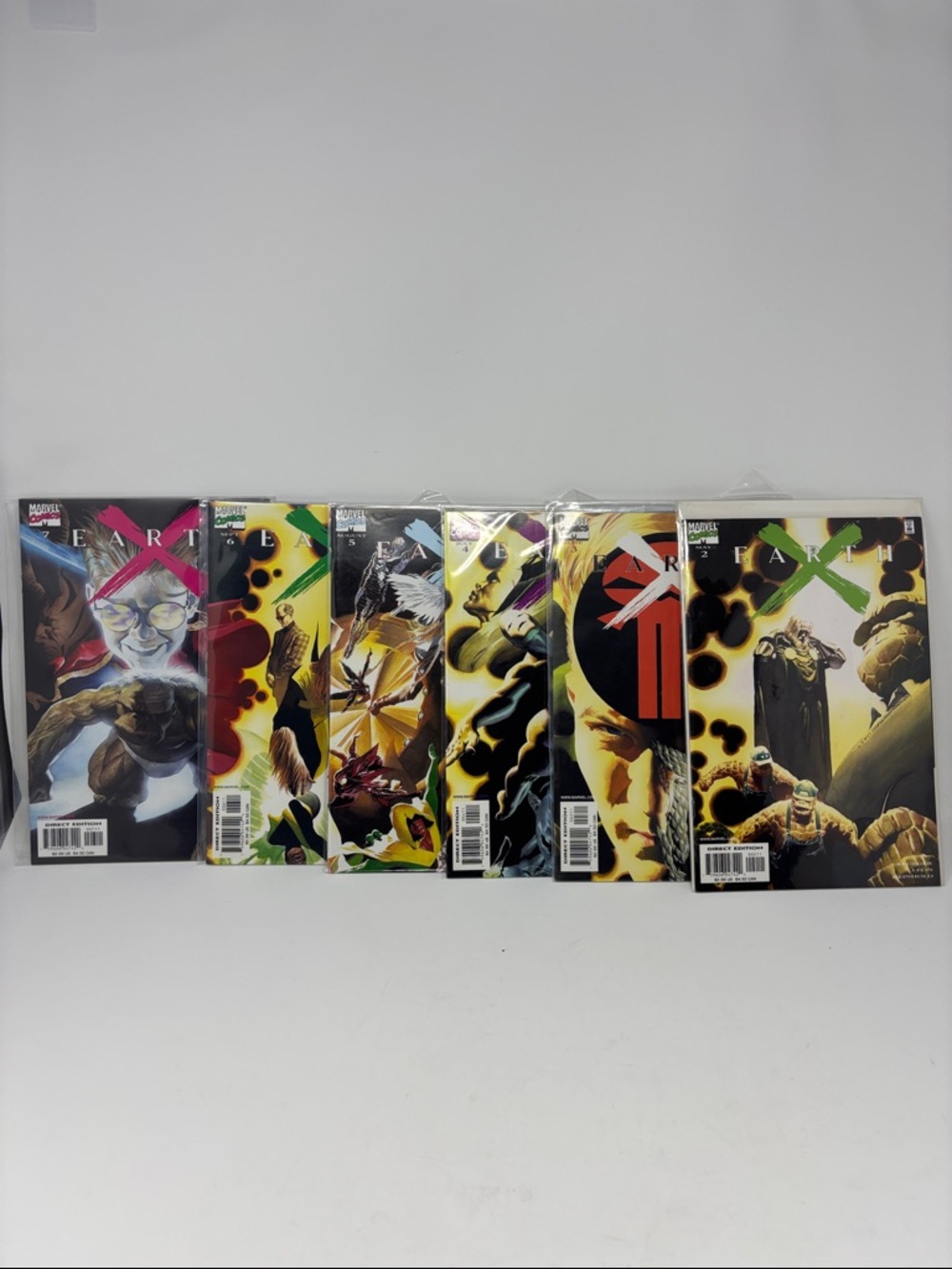 Marvel X-Men Comics - Black, Yellow, Red, Green Covers 6